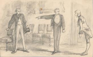 Angry Altercation with Two Gentlemen and a Footman