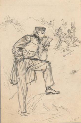 Soldier Reading a Note