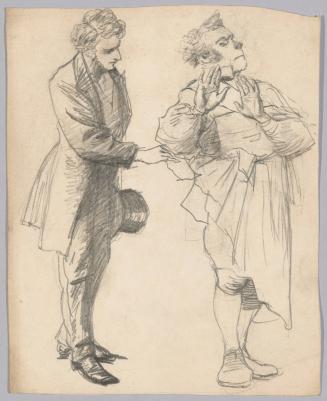 Man Offering Money to a Tradesman