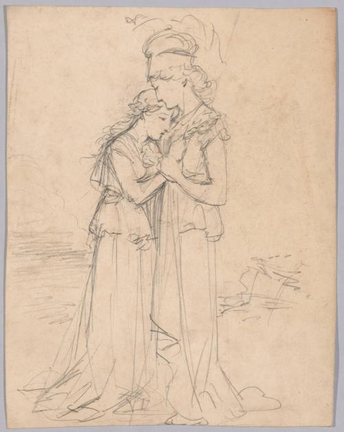 Athena Comforting a Young Woman