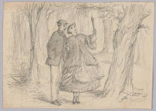 Young Couple Under a Tree