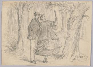 Young Couple Under a Tree