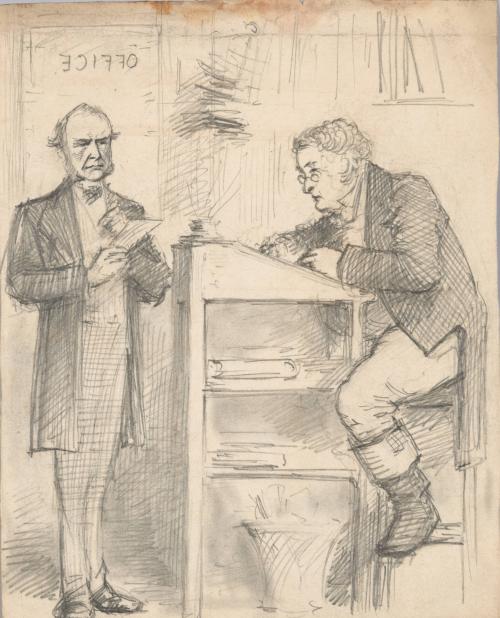 Office Manager and a Clerk