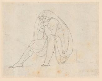 Man Seated with his Chin in his Hands