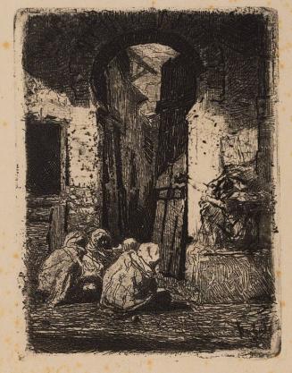 Tangiers, Seated Arabs (Tanger, arabes assis)