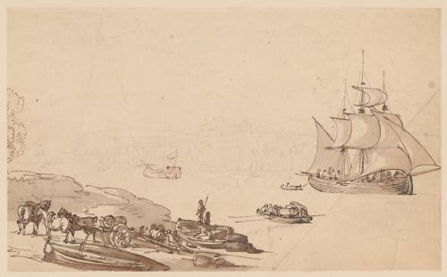 River Scene, (Greenwich?)