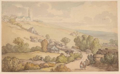 Rural Landscape with a Church on a Hill