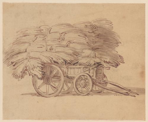 A Loaded Hay Cart