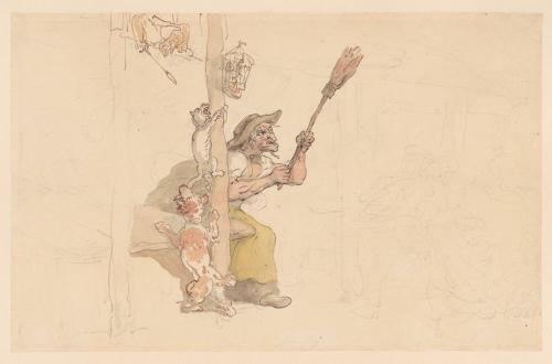 An Old Hag with a Broom