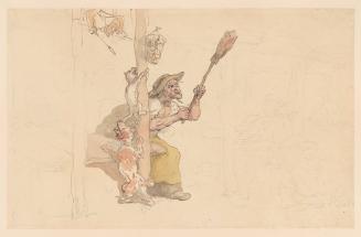 An Old Hag with a Broom
