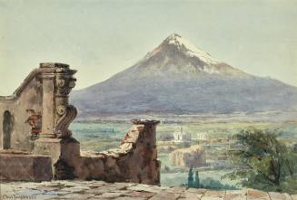 Popocatepetl from the Pyramid of Cholula