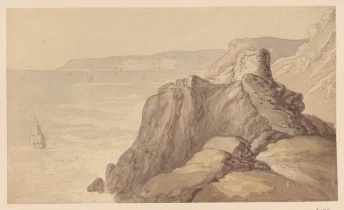 A Ruined Tower on a Sea Coast