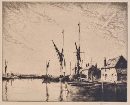 Sunset at Heybridge Basin