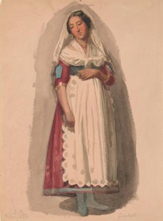 Standing Woman Gazing Down