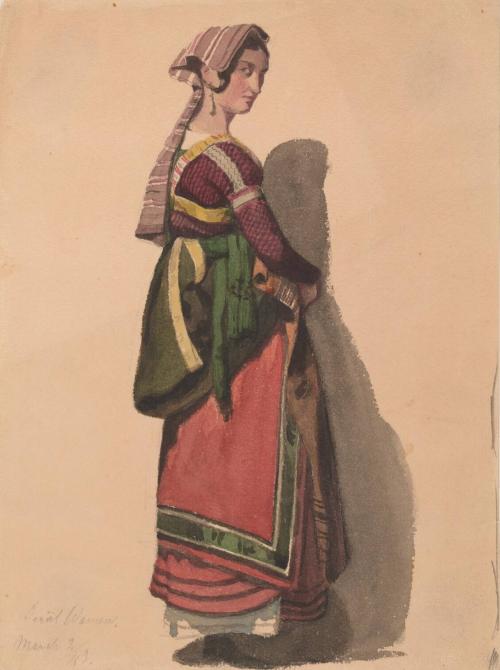 Woman in Profile