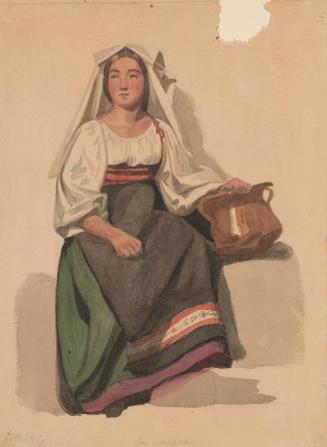 Seated Woman with Vase
