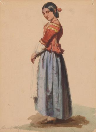 Study of Woman from Side