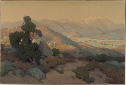 Panoramic Landscape with Mt. Baldy