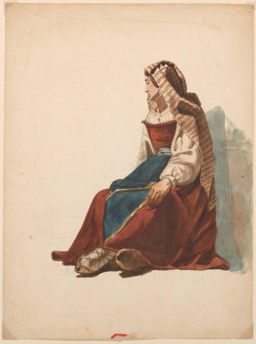 Seated Female Figure