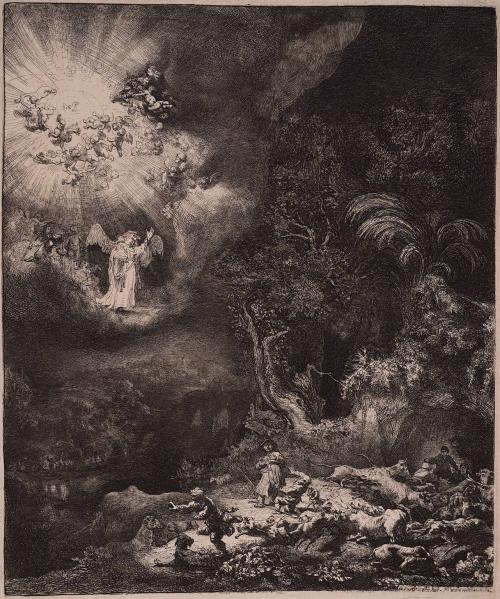 The Angel Appearing to the Shepherds