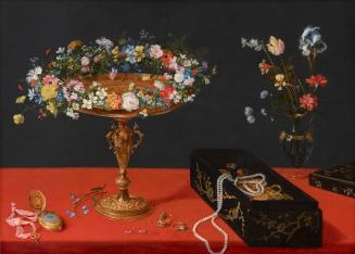 A Still Life with a Tazza, a Garland of Flowers, and a Jewelry Box
