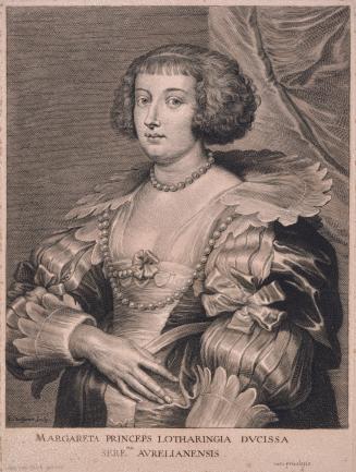 Portrait of Marguerite, Princess of Lorraine (1615 - 1672)