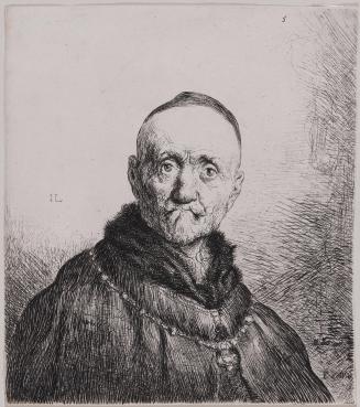 Bust of an Old Man, Frontal