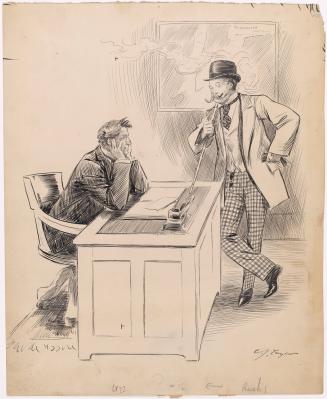 Men Talking in an Office