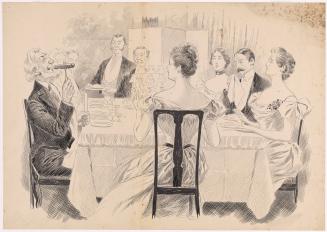 Man with Pie on Fork
