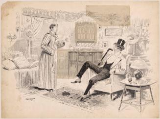 Two Young Men in an Interior