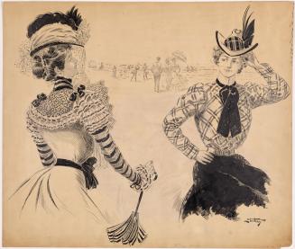 Two Women Talking on Street