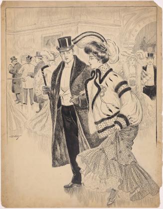 Couple in Evening Clothes