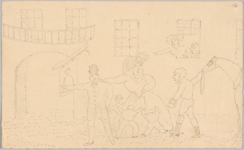 Illustration to "John Gilpin"