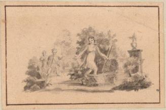 Vignette with a Woman and Two Men