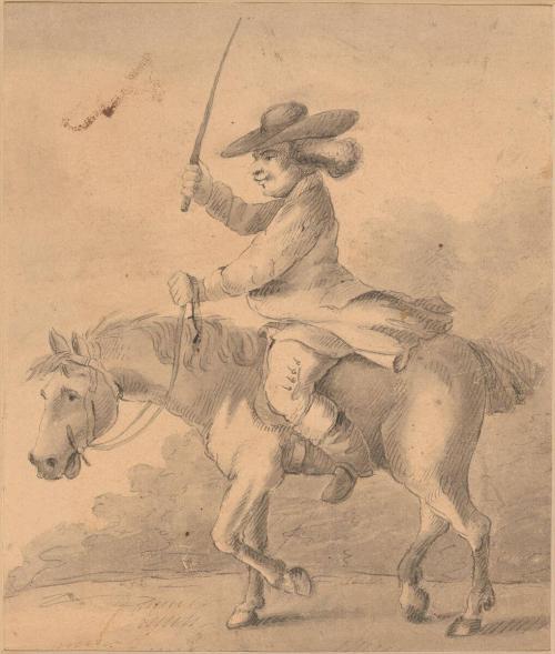 Illustration to "Academy for Grown Horsemen"
