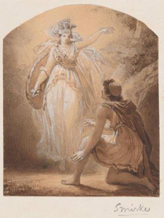 Athena and Paris (?)
