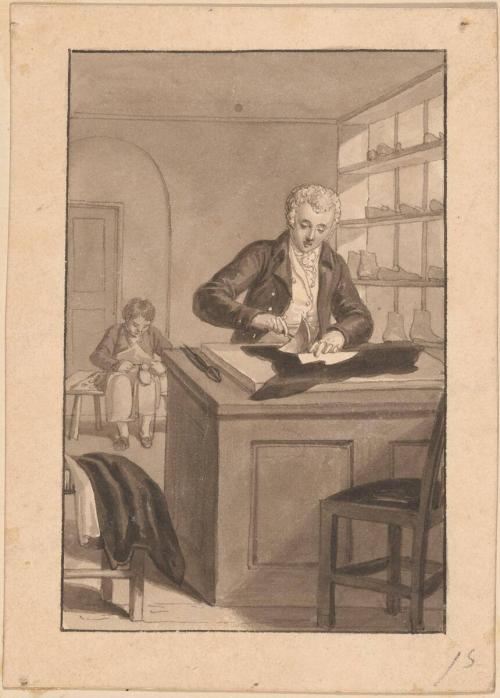 Shoemaker, for "The Book of Trades"