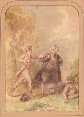 Illustration to "Tom Jones," Tom and the Parson
