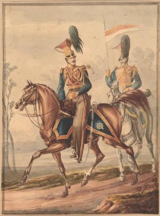 Officer and his Standard Bearer