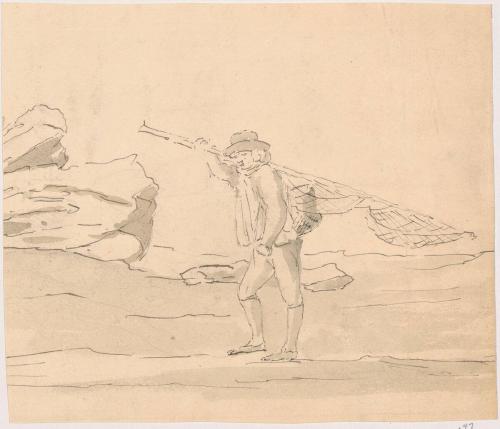 Man with Fishing Net
