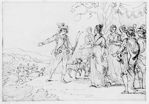 Renaldo and Armida (?)