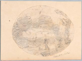 Drawing for Royal Seals or Costume Studies