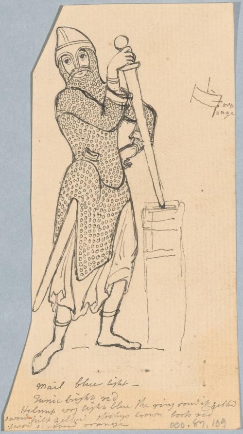 Drawing for Royal Seals or Costume Studies