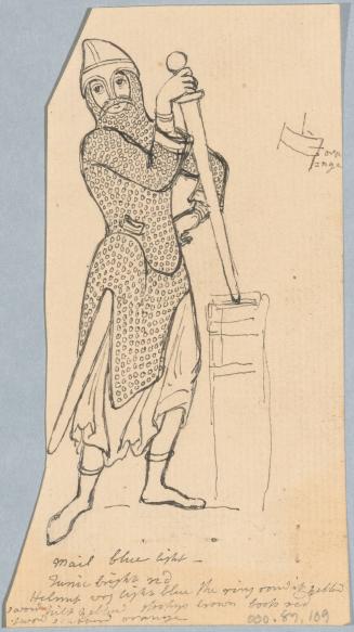 Drawing for Royal Seals or Costume Studies