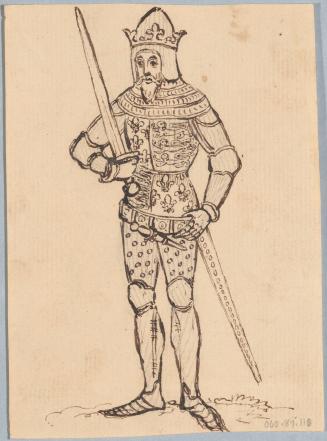 Drawing for Royal Seals or Costume Studies