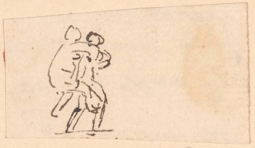 Drawing for Royal Seals or Costume Studies