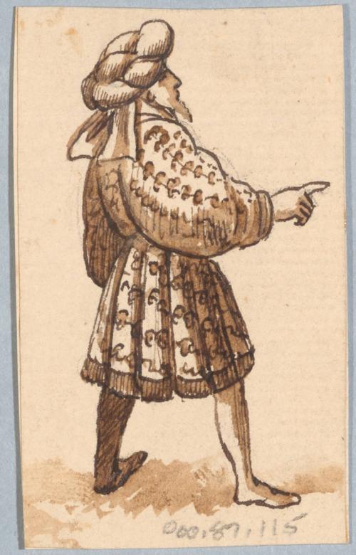 Drawing for Royal Seals or Costume Studies