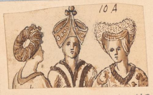 Drawing for Royal Seals or Costume Studies