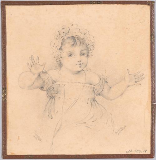 Child with Hands Raised