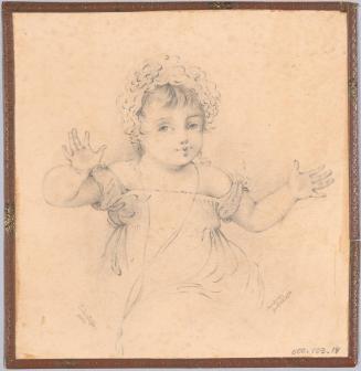 Child with Hands Raised